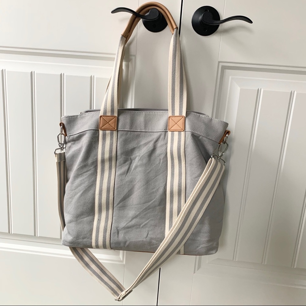 Pottery Barn Kids Gray Classic Diaper Tote